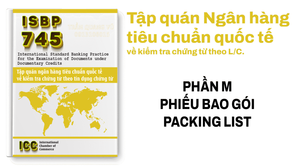 ISPB 745 Phần M Phiếu bao gói