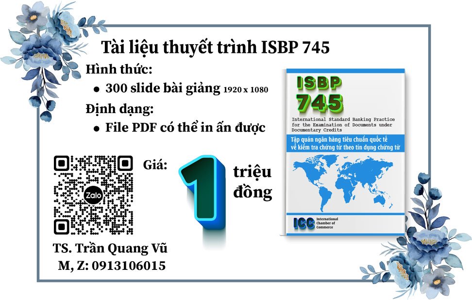 Tài liệu ISBP 745 thuyết trình