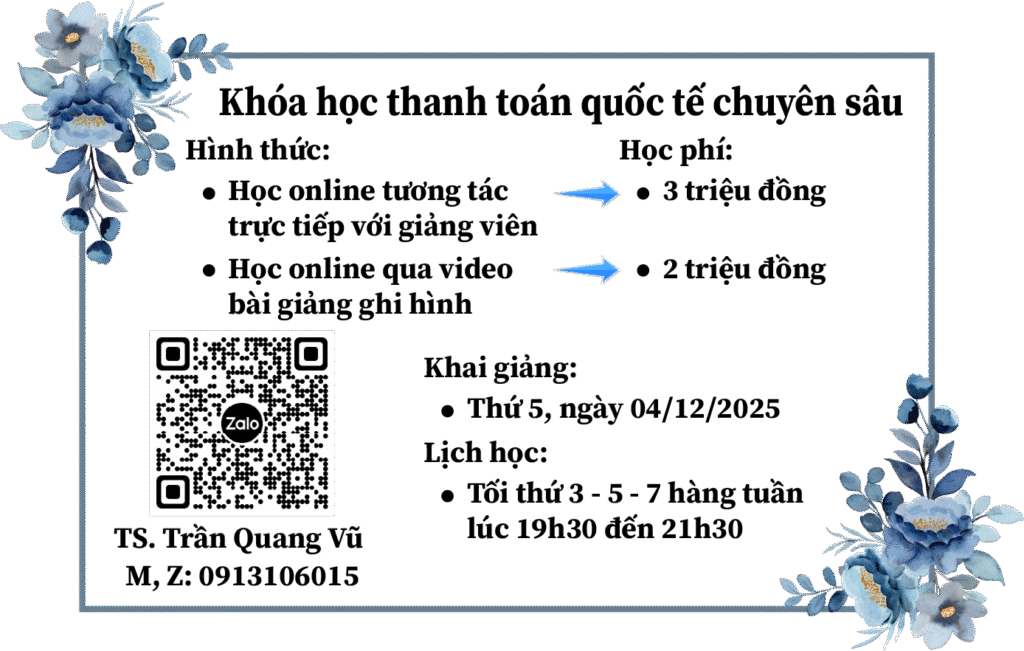khóa học thanh toán quốc tế